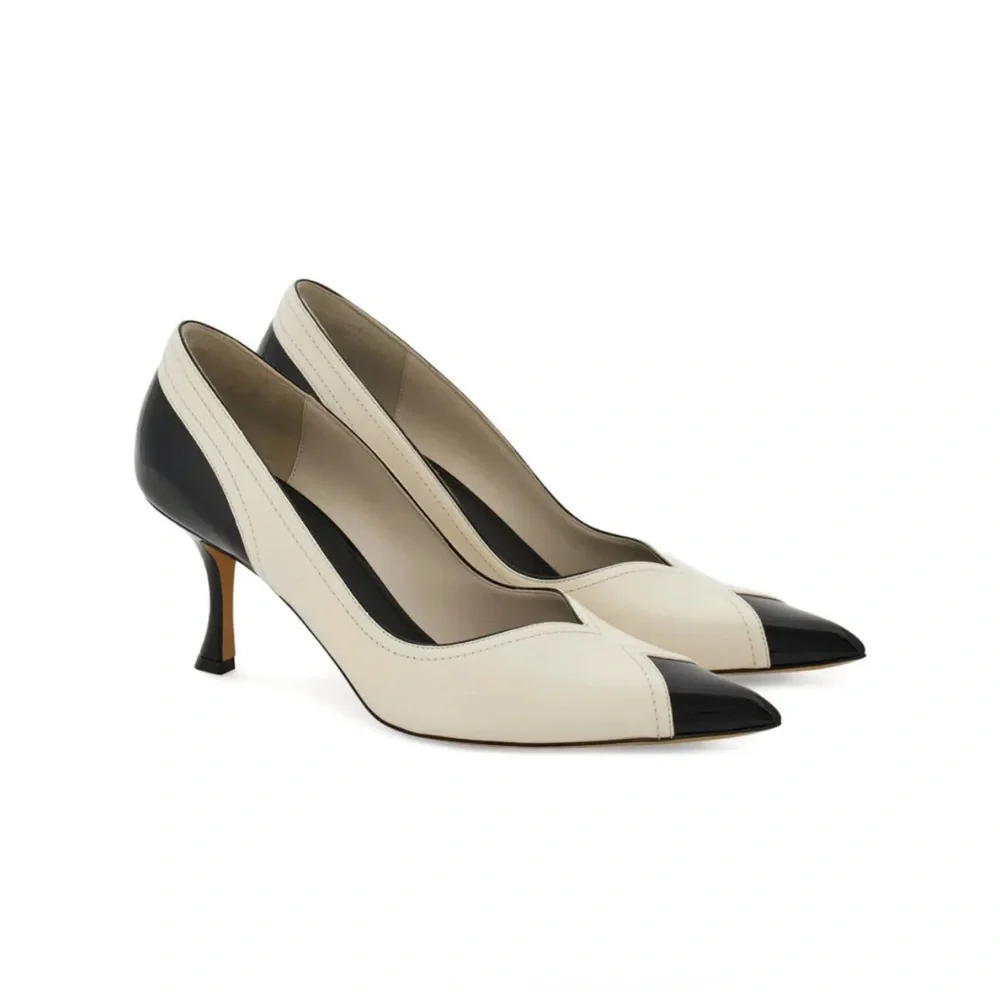 NIB- Ferragamo Eugene pumps - Picture 1 of 14